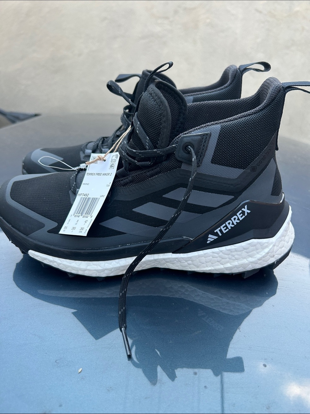 adidas Terrex Men’s Black and White Trail Sneakers